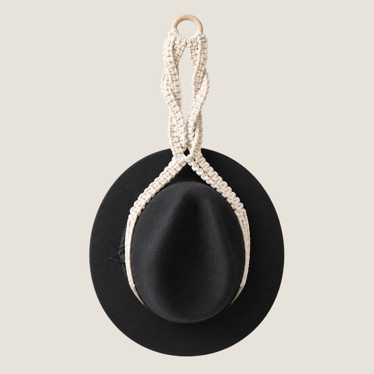Macrame 2 Hat Hanger