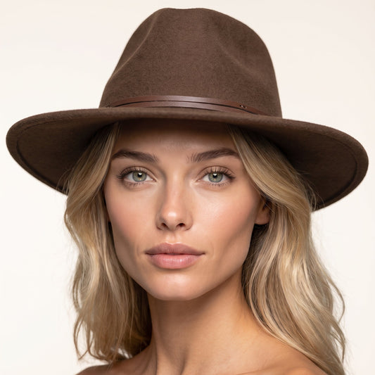 Stockmans Wider Brim TravlHat- Chocolate