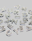 Alphabet Hat Rhinestone Charms