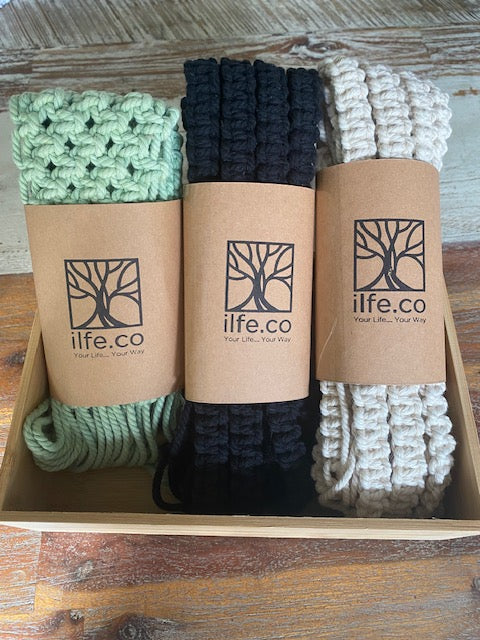 Macrame 2 Hat Hanger