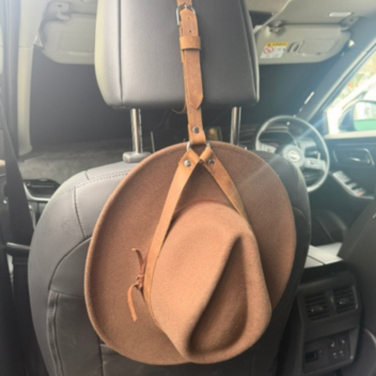 Genuine Leather Hat Hanger
